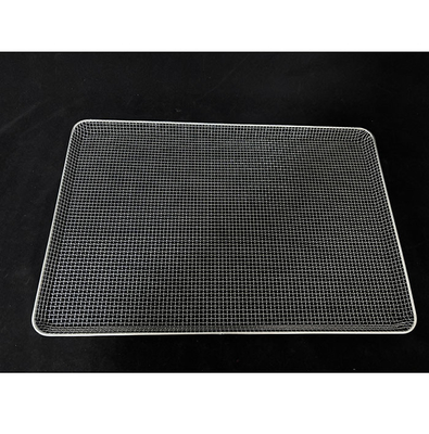 Metal aço inoxidável fio de cozimento bandeja quadrada para secagem BBQ Grill