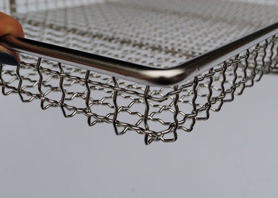 Cooling Or Cooking Ss Mesh Tray Food Grade Oven Tray Mesh