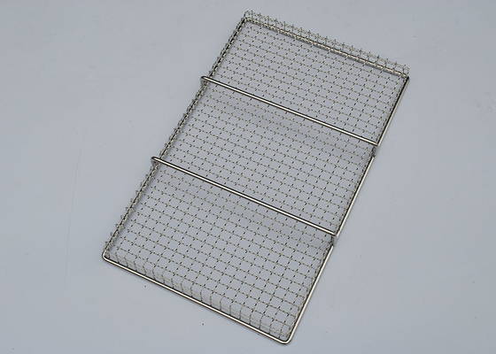 2mm-10mm Hole Size Stainless Steel Mesh Tray For Baking And Drying