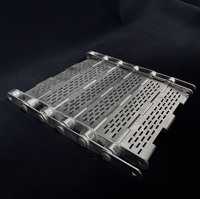 Chain Plate Punch com banda transportadora de aço inoxidável de deflexão lateral para ordenar
