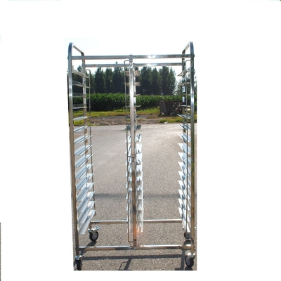 304 Custom Ss Tray Rack Trolley For Herbal Drying Metal Tray Trolley
