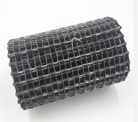 Cinturão transportador de malha de arame fundido para resfriamento e pasteurização