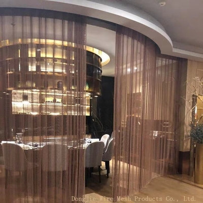 100 mm Diâmetro de fio rede de fio decorativo para cortina Tecido simples