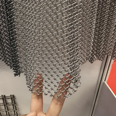 Decorative Chain Link Curtain Architectural Wire Mesh 3mm 4mm 6mm 8mm 10mm