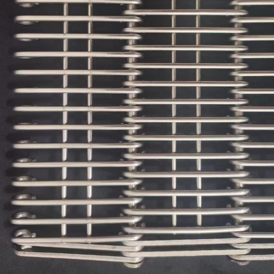 Cintos de transporte de malha de fio EyeLink de aço inoxidável para a indústria de transportadores de lavagem de alimentos