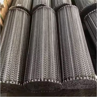 Food Grade Spiral Wire Mesh Conveyor Belt Conveyors For Transmission