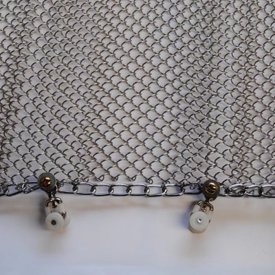 Small Hole Diamond Shape Metal Mesh 304 Stainless Steel For Decorative