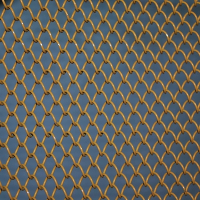 Aço inoxidável 304 Crimped Decorative Woven Wire Mesh Corrugated Metal Mesh