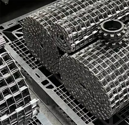 Cinturão transportador de favo de mel de 50 kg a 100 kg para refrigeração e congelamento de alimentos