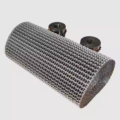 Cintos transportadores de favo de mel em forma de U de aço inoxidável para linha de produção de pão