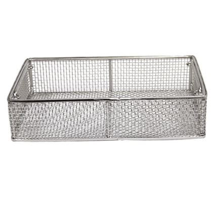 304 316 316L Caixa de filtro de rede de arame de aço inoxidável para limpeza médica