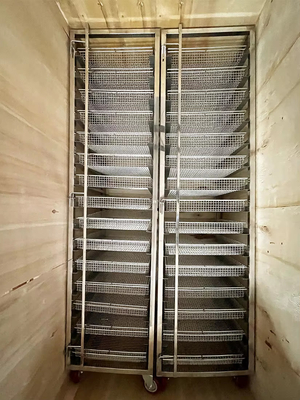 15 camada de aço inoxidável bandeja de padaria rack carrinho para cozinhar fornos de padaria