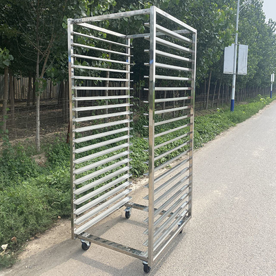15/16/30/32 Trays Stainless Steel Tray Trolley For Baking