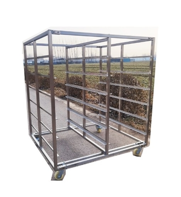 Trolley de aço inoxidável comercial personalizável para lanches