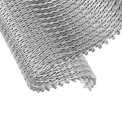 Warmtebestendige 304 Haringbone Mesh Belt voor voedsel