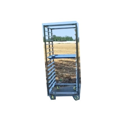  15 Layers Commercial Stainless Steel Bakery Cart Shelves For Catering