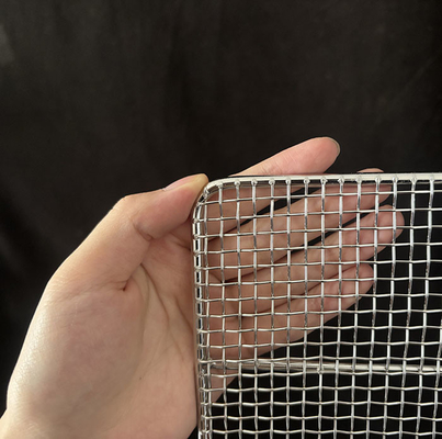 40*60 cm Food Grade Stainless Steel Mesh Wire Food Tray
